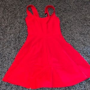 Lulus red skater dress